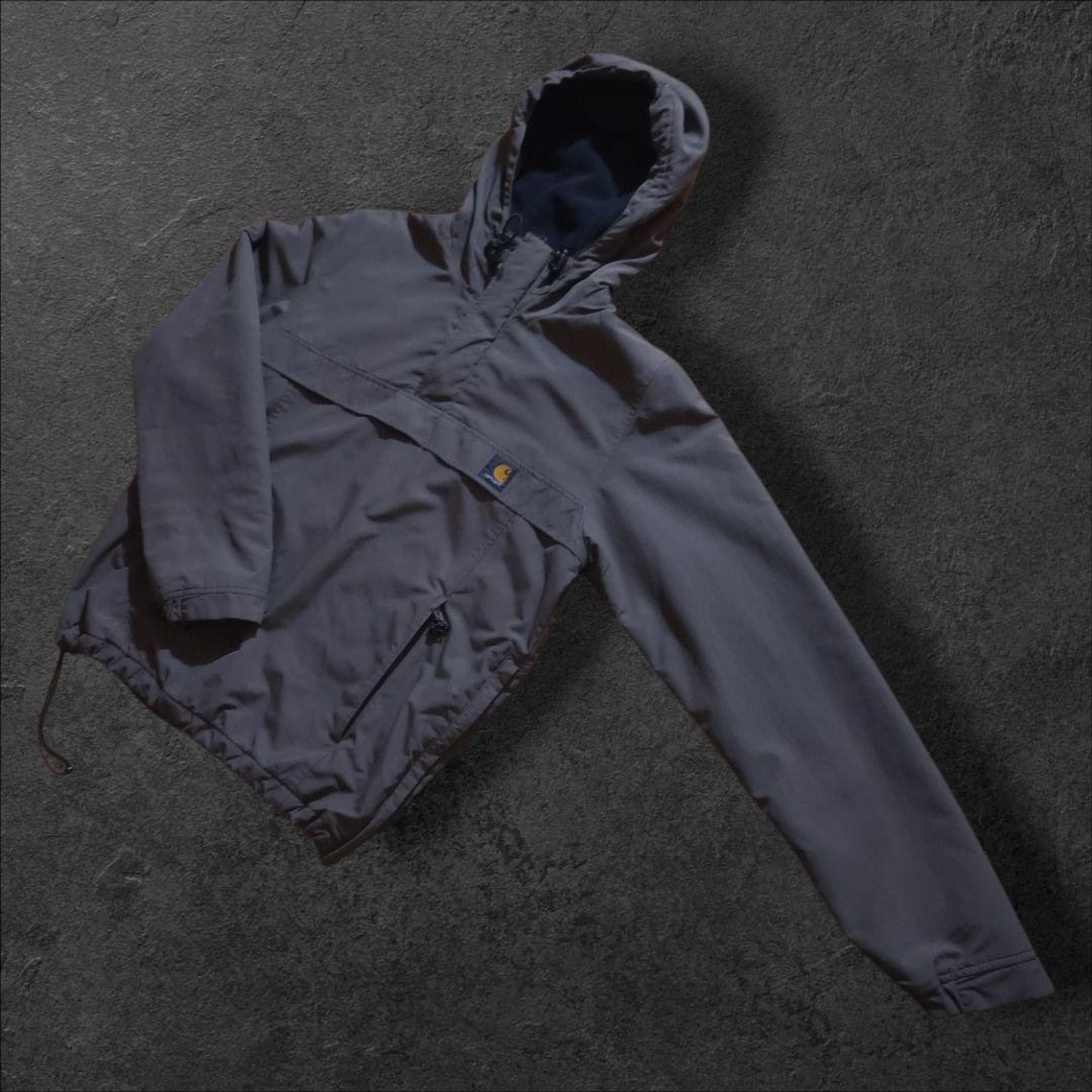 Carharttカーハート ハーフジップ アノラックパーカーニンバスプル