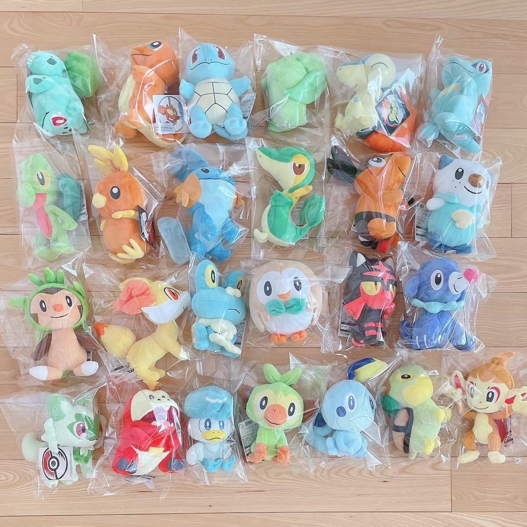 ポケモンセンター　オリジナル　御三家　ぬいぐるみ　セット 楽天市場】【 御三家 3点セット】ポケモンセンターオリジナル