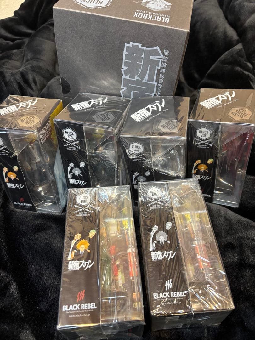 新品/BLACK BOX 新宿スワン フィギュア コンプリートBOX 6体/希少