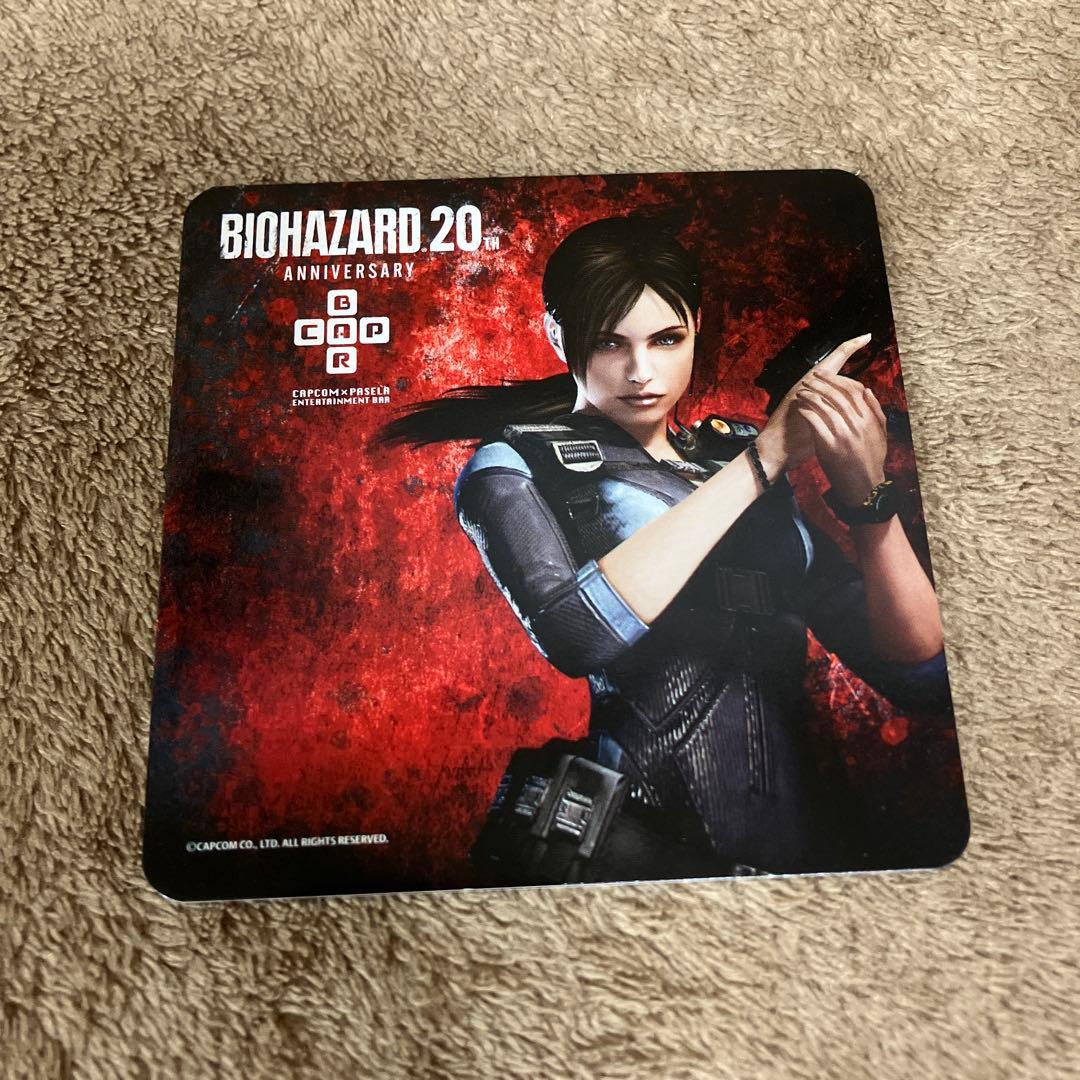 バイオハザード 20th パセラ　コースター　カプコンバー