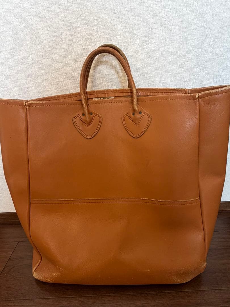 L.L.Bean ブラウンレザートートバッグ