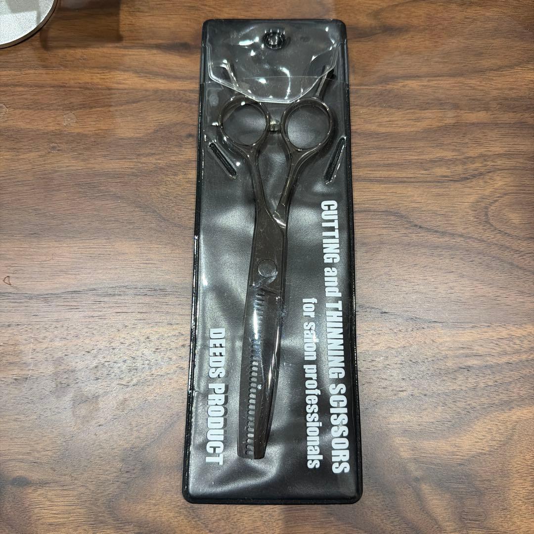 ブラックチタンセニング 30目 2段刃（6.0インチ・スキ率25％前後）