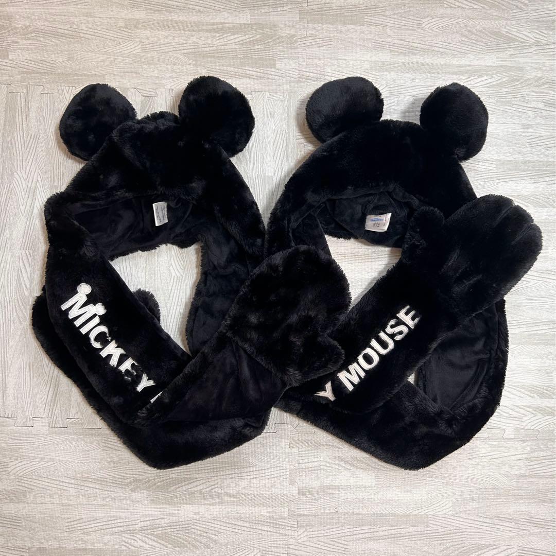 ディズニー マフラー ファンキャップ ミッキー 2個セット - メルカリ