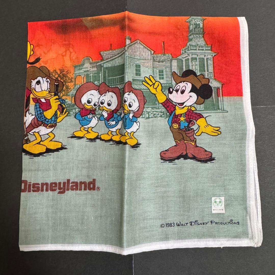 即購入OK】1983年 東京ディズニーランド ハンカチ ウエスタン 未使用