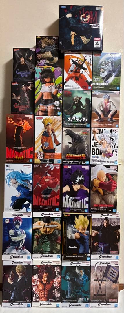 プライズフィギュア 25種セット フリーレン ヒロアカ ワンピース など