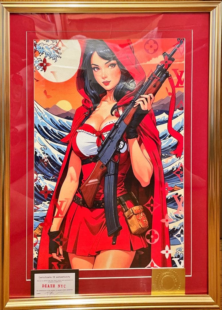 額込 世界限定100枚DEATH NYC アートポスター 現代アート 9