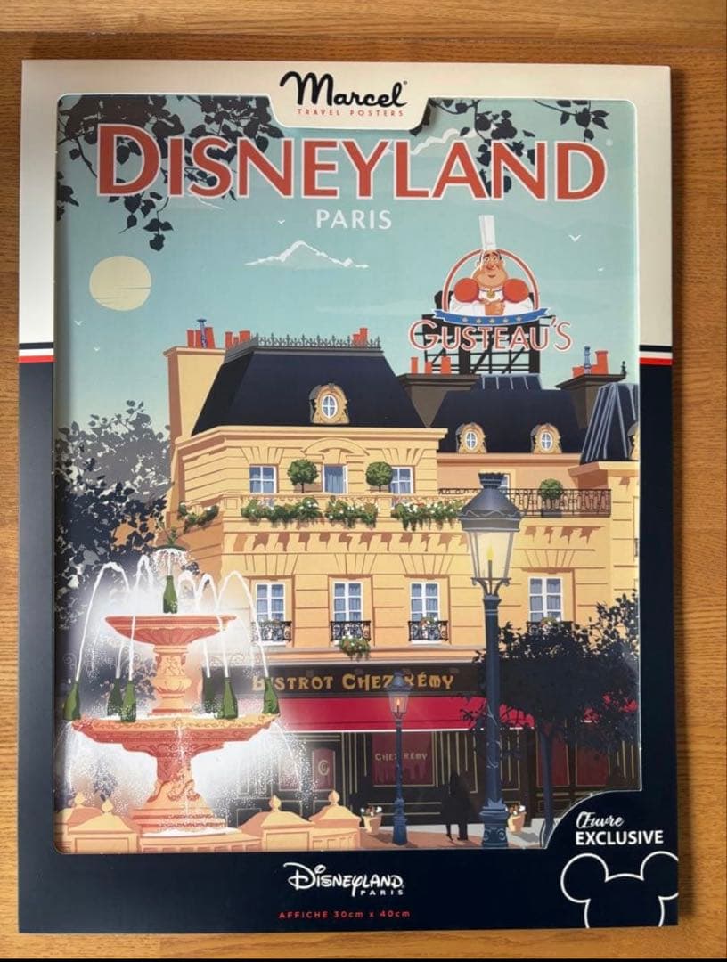 ディズニーランドパリ　ポスター　レミーMarcel 9783af5462ed6ecbdaa70501ea459c