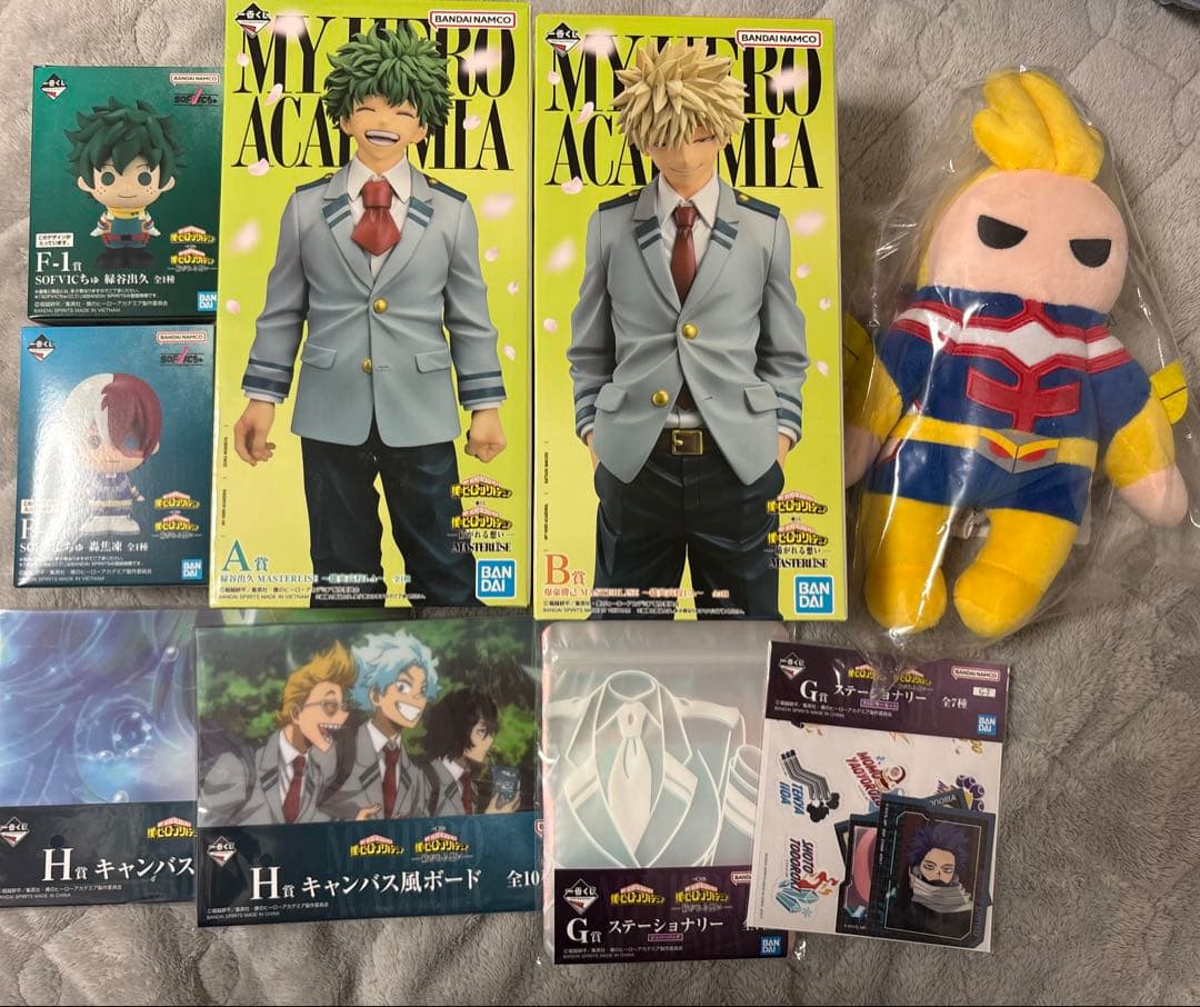 一番くじ 僕のヒーローアカデミア 紡がれる想い A賞 B賞 雄英制服セット