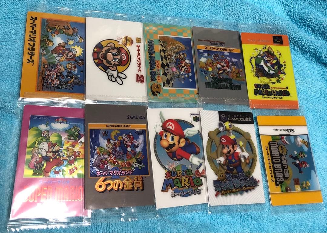 スーパーマリオブラザーズ ウエハース カード 22種コンプ スーパーマリオの歴史がカードで登場！ 「スーパーマリオブラザーズ