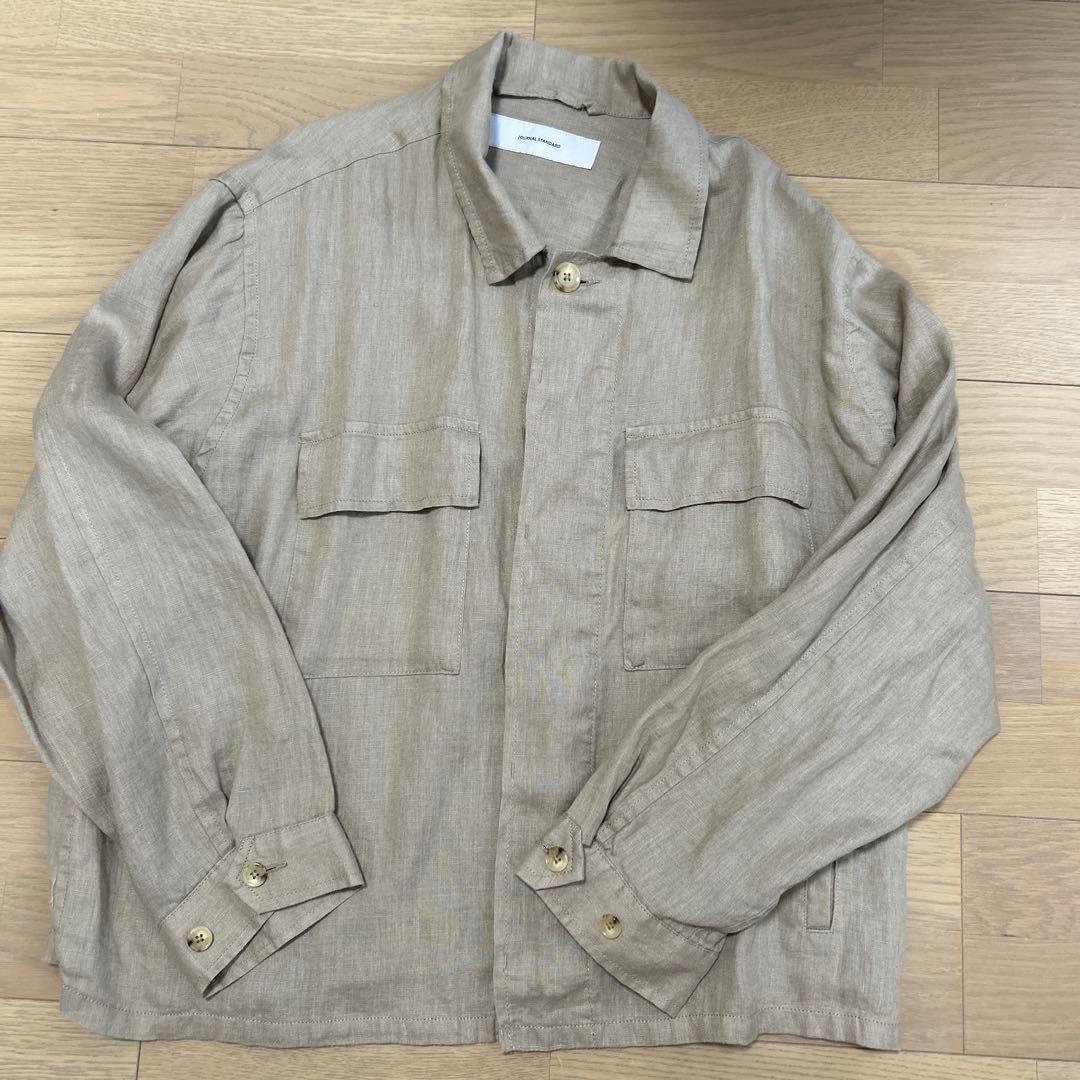 ジャーナルスタンダードリネンミニタリージャケット