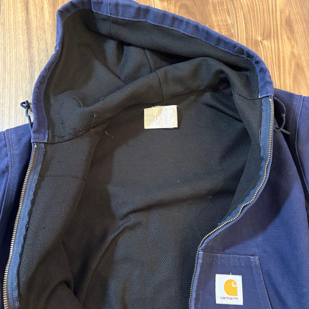 Carhartt アクティブジャケット ネイビー 90S 星タグ USA製 - メルカリ