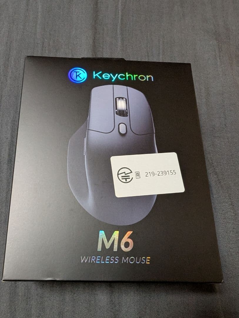 Keychron M6 ワイヤレスマウス ブラック M6S-A1