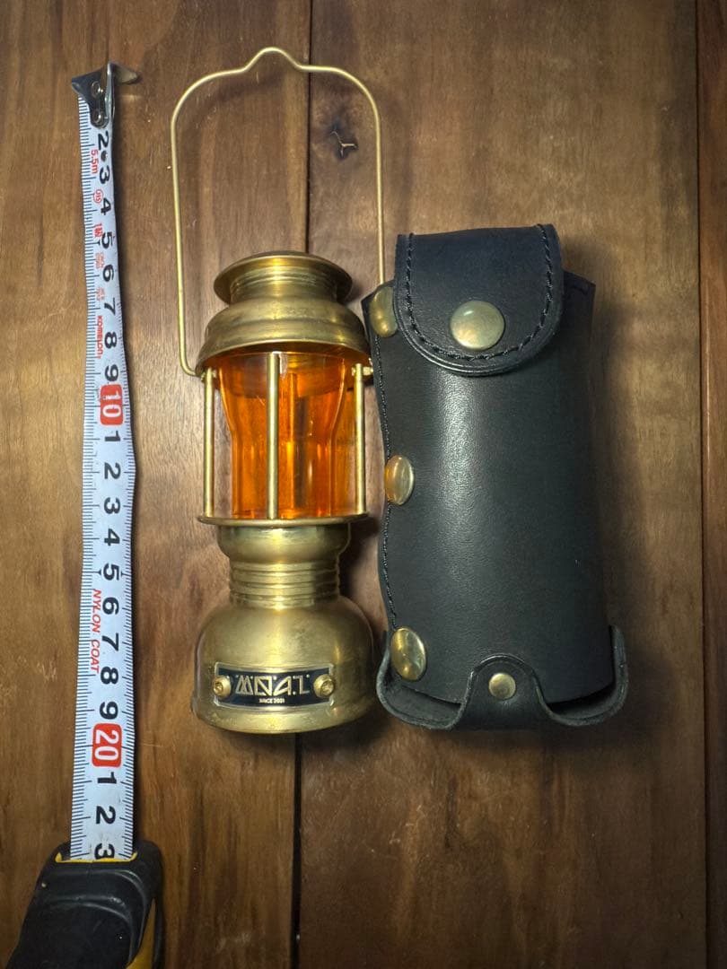 MOAI Goal Zero用　真鍮製ランタンパーツ ミニペトロ　専用ケース付き