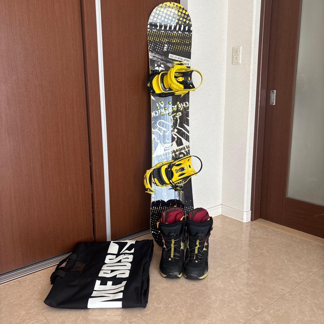 ROME SDS スノーボードセット CHEAP TRACK AT155