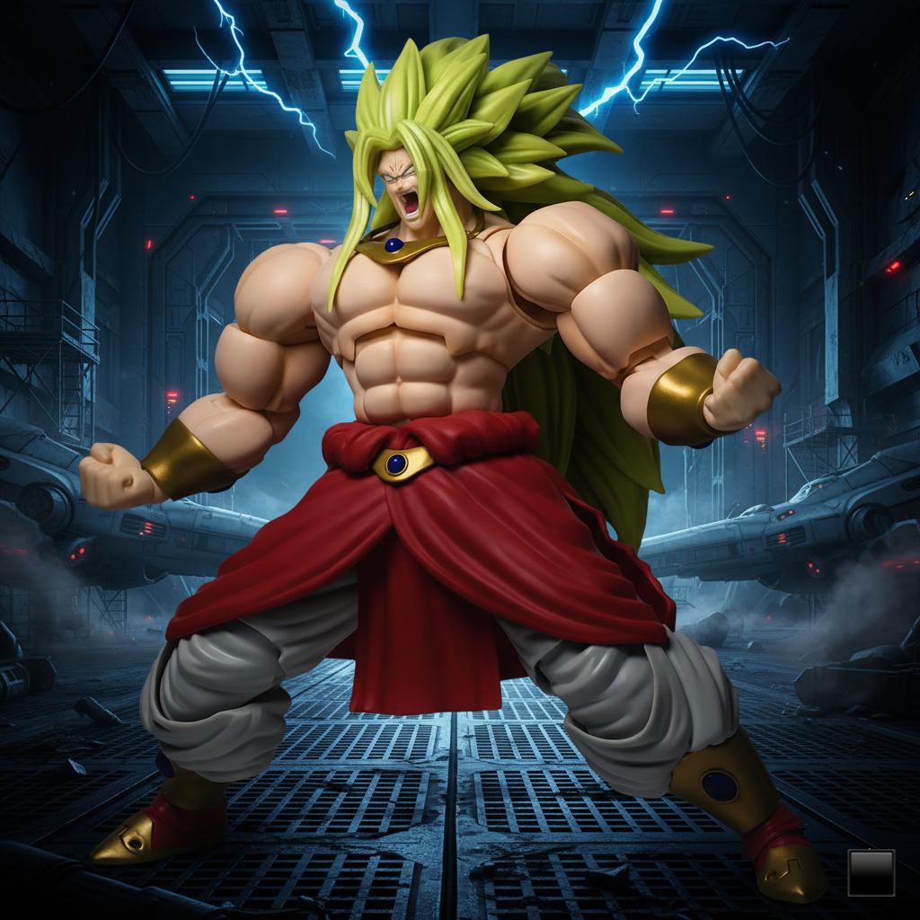 スーパーサイヤ人3 ブロリー ぽい人　SS3 フィギュア 海外製