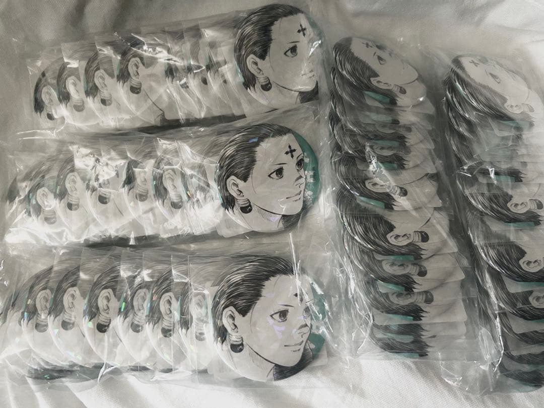 HUNTER×HUNTER クロロ　オールスター缶バッジ　原作　50個 HUNTER×HUNTER ハンターハンター クロロ オールスター缶バッジ - メルカリ
