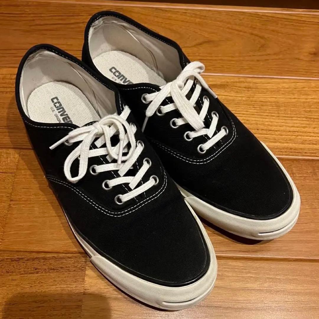 靴 Converse JackPurcell US Windjammer Black