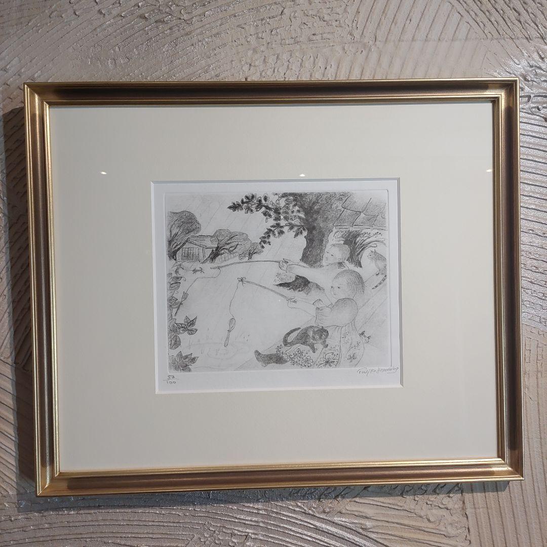 フジコ・ヘミング　絵画　アートリトグラフ　サイン入り フジ子・ヘミング アート 絵画 ベニスのカーニバル フジコヘミング