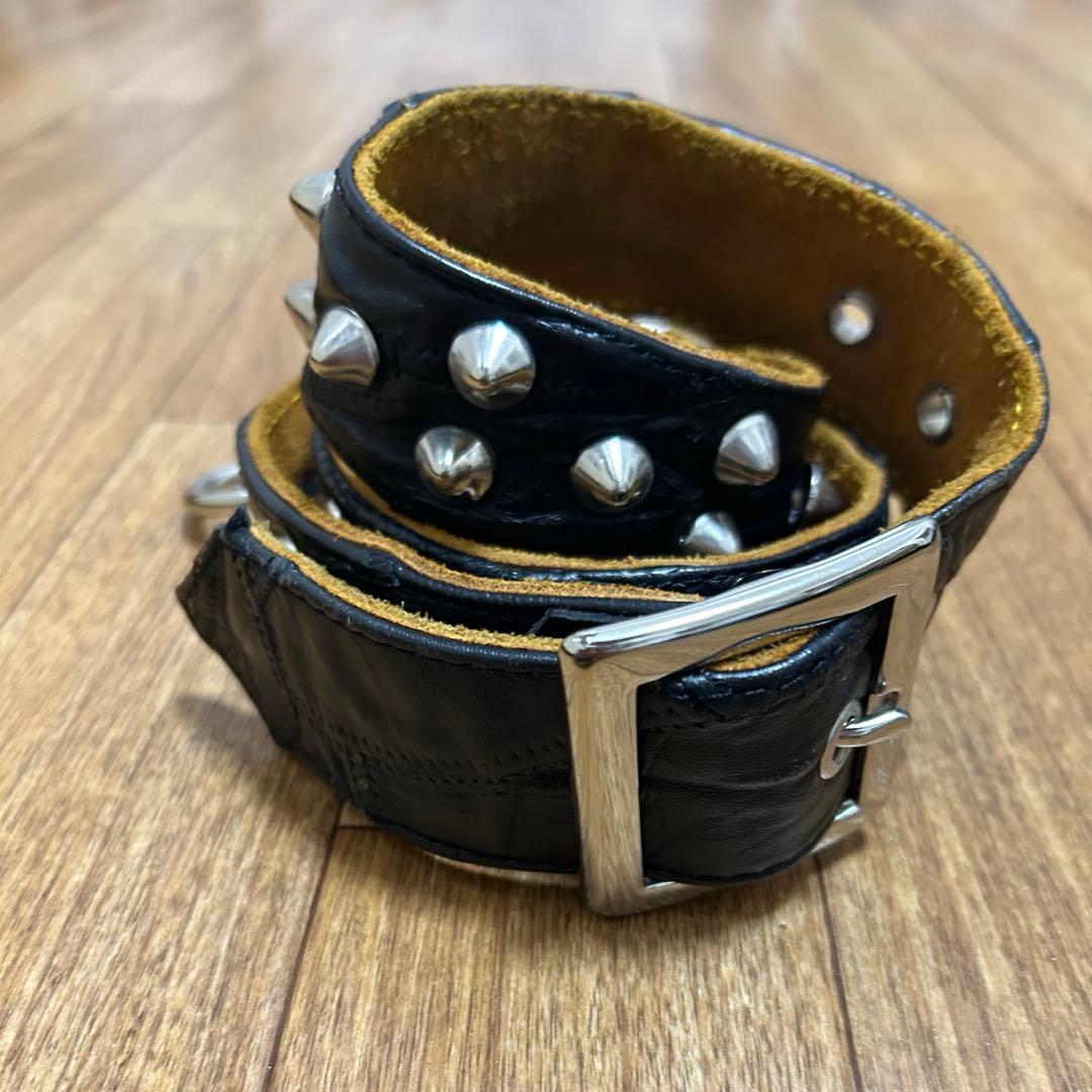 golden age シドベルト 激レア ツギハギ 鋲ベルト スタッズ 666