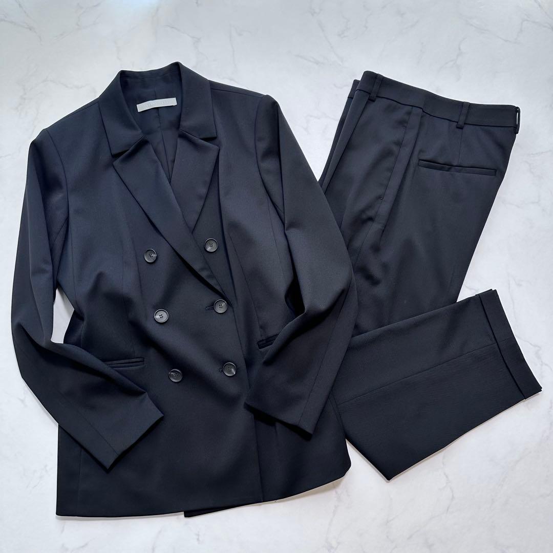 セオリーリュクス CLEAR SUITIN セットアップ 黒 38 36 セオリーリュクス サイズ38】レディース スーツ セットアップ