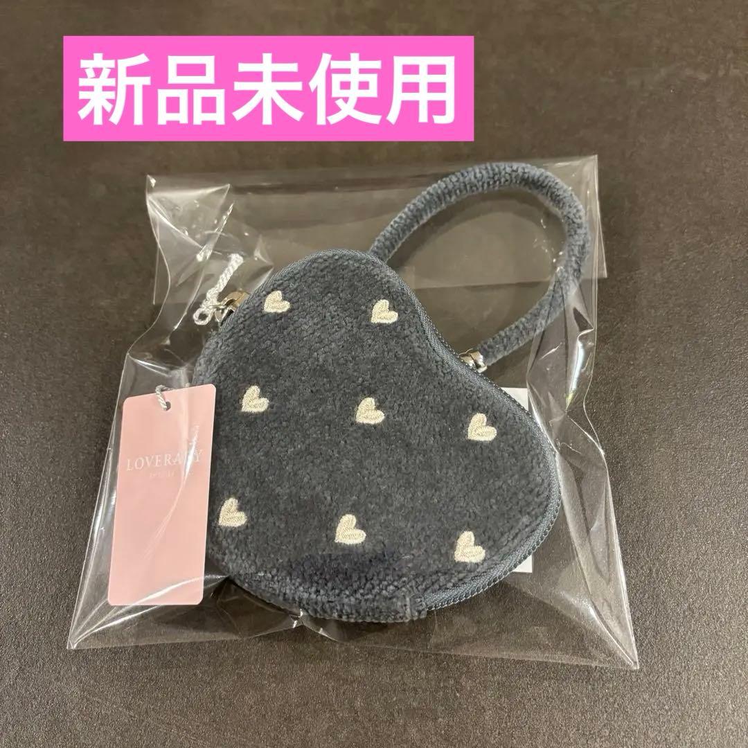 新品未使用★フェイラーポーチ ラブラリーハート　ハート型ポーチ グレー ラブラリーハート ハート型ポーチ L/LRH-257148(グレー): LOVERARY BY