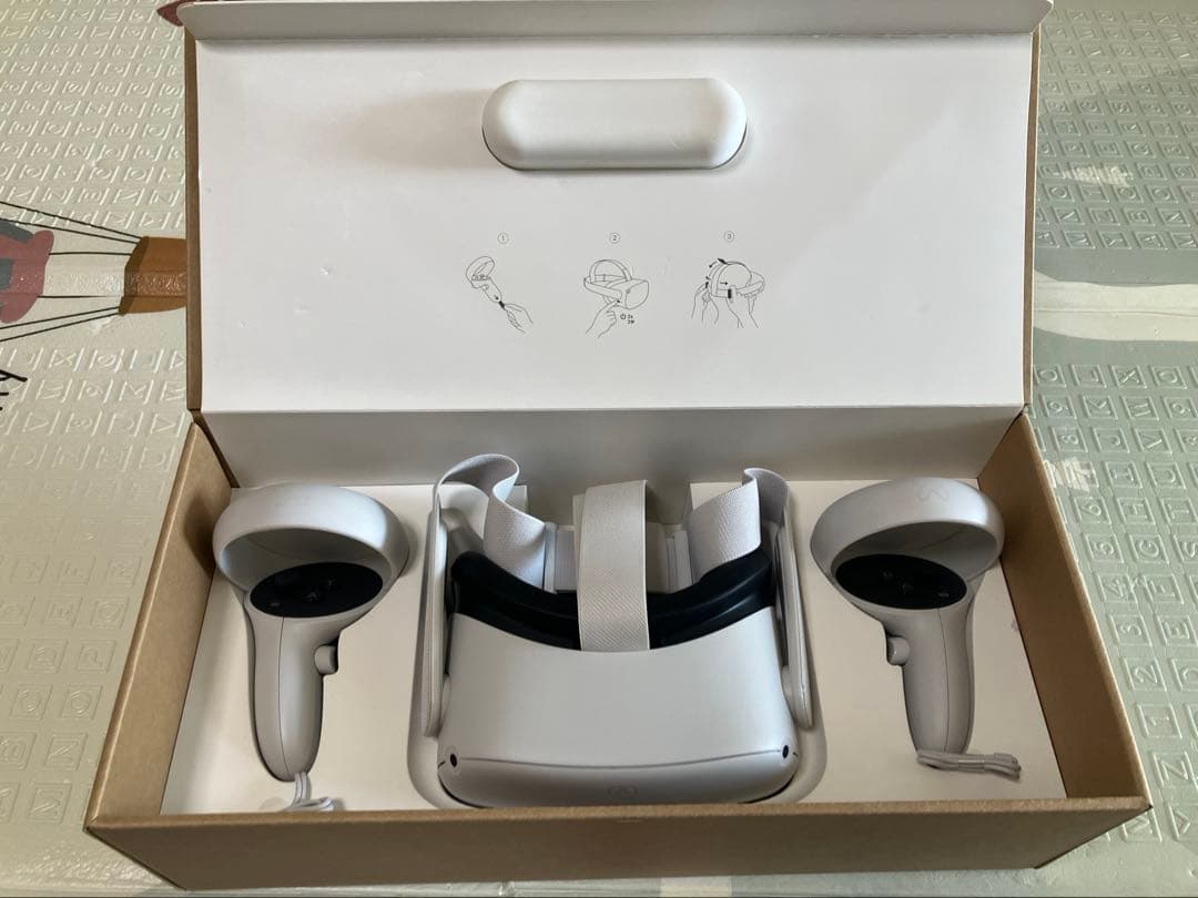  Quest 2 VRヘッドセット　※ケーブル欠品