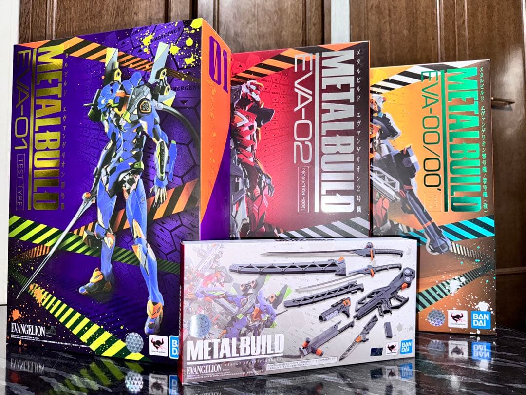 メタルビルド エヴァンゲリオン 零号機 初号機 弐号機 追加武装セット