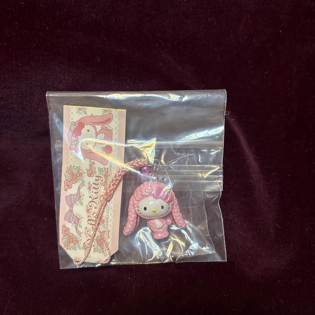 新品　未使用品　ロップイヤー　キティ　根付け Yahoo!オークション - ハローキティ ロップイヤーキティ 根付け 2011年