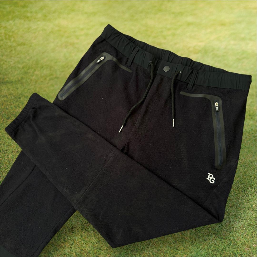 秋冬　起毛素材　パーリーゲイツ　パンツ　L〜XL相当　紺　ネイビー　黒　6