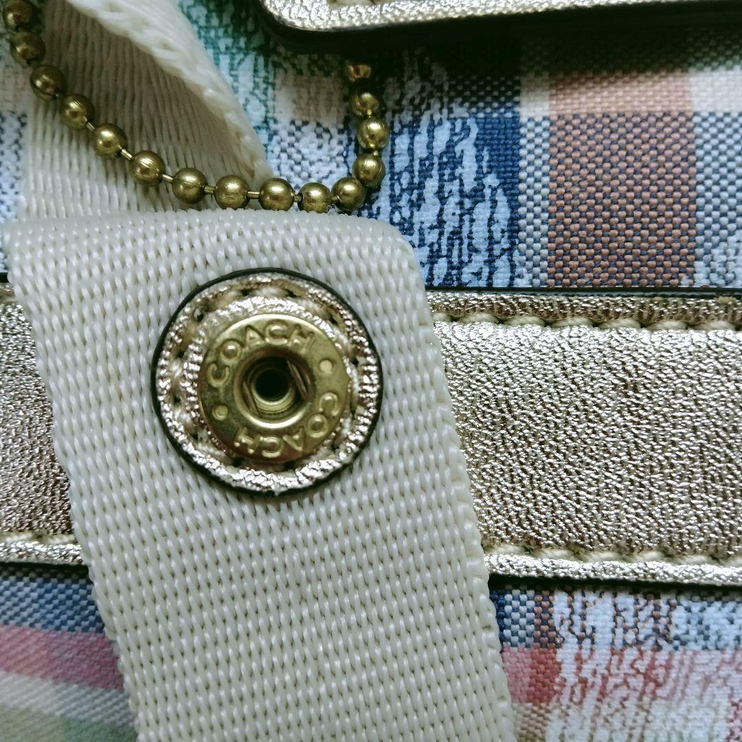 希少美品】 コーチ シグネチャー リュック ポピー マドラス COACH