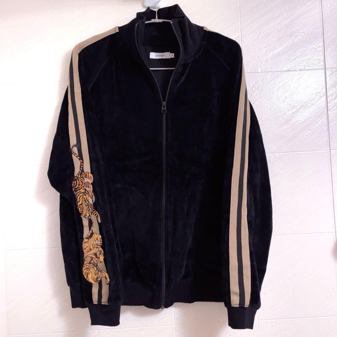 じ*★様 美品 グラニフ 石黒亜矢子 ベロアトラックジャケット バターの虎 M
