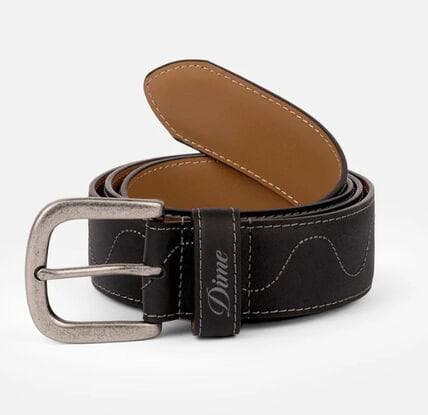 【新品/正規品】Dime レザー ベルト 黒　S/M