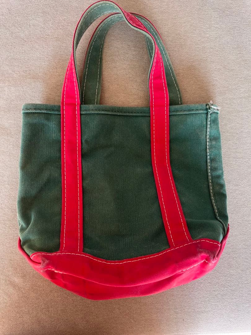 L.L.Bean トートバッグ グリーン/レッド