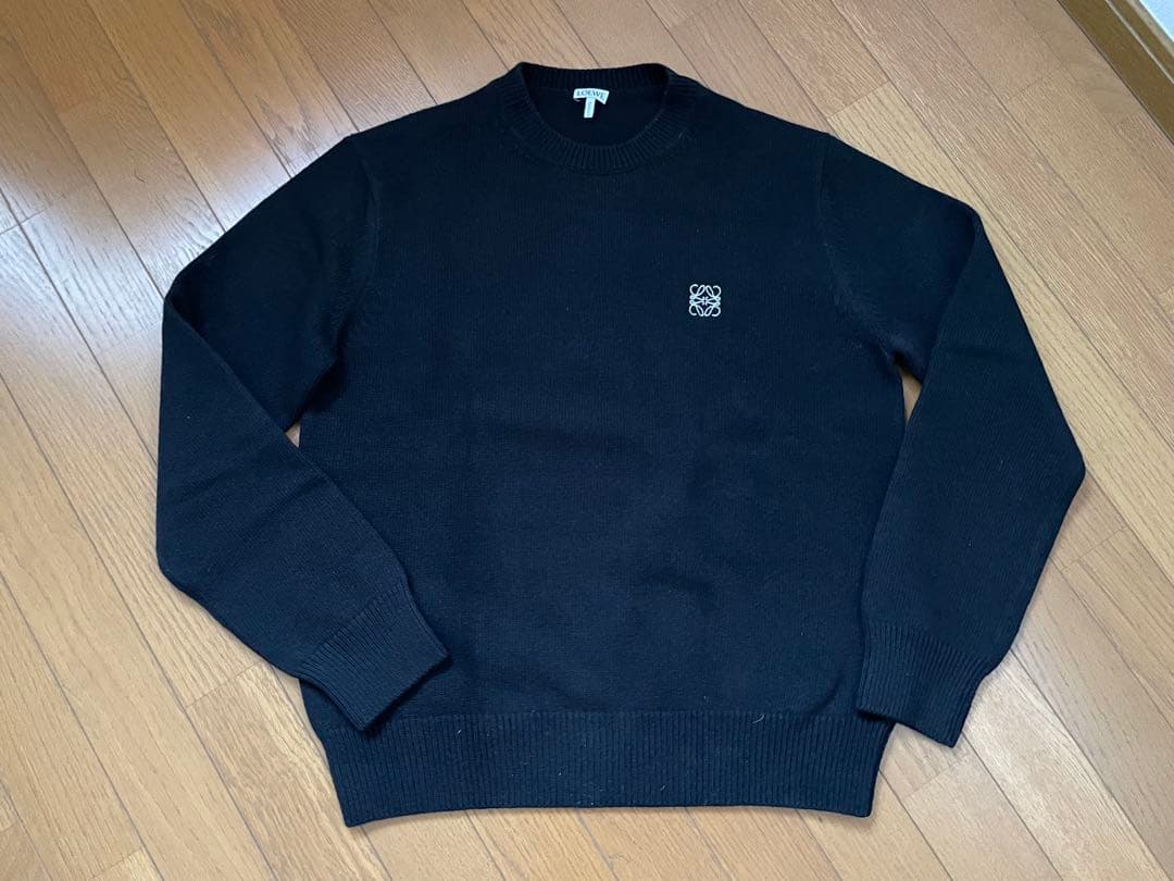 LOEWE ロエベ アナグラムセーター 黒 XS 新品 - メルカリ