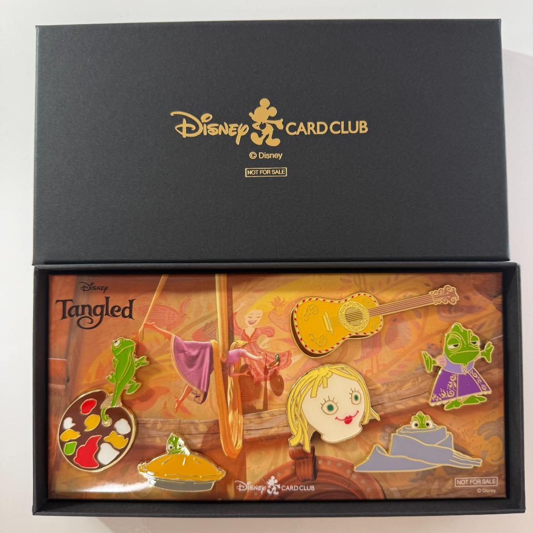 ディズニー・カードクラブ JCB 塔の上のラプンツェル ピンバッジセット