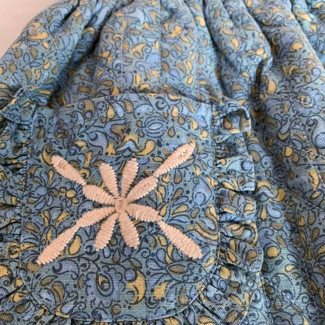 apolina】キルティングワンピース 2-3y - メルカリ