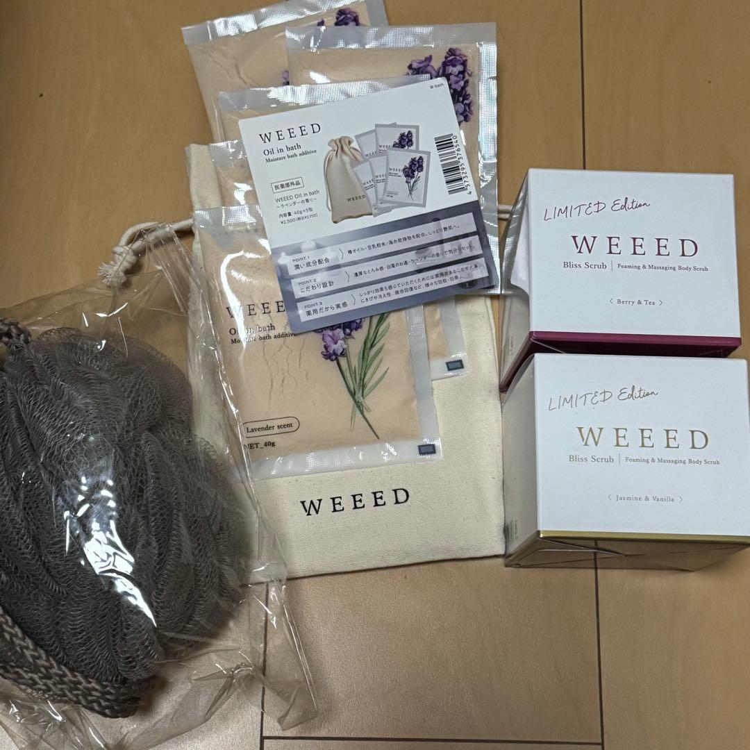 weeed スクラブ　ボディソープ