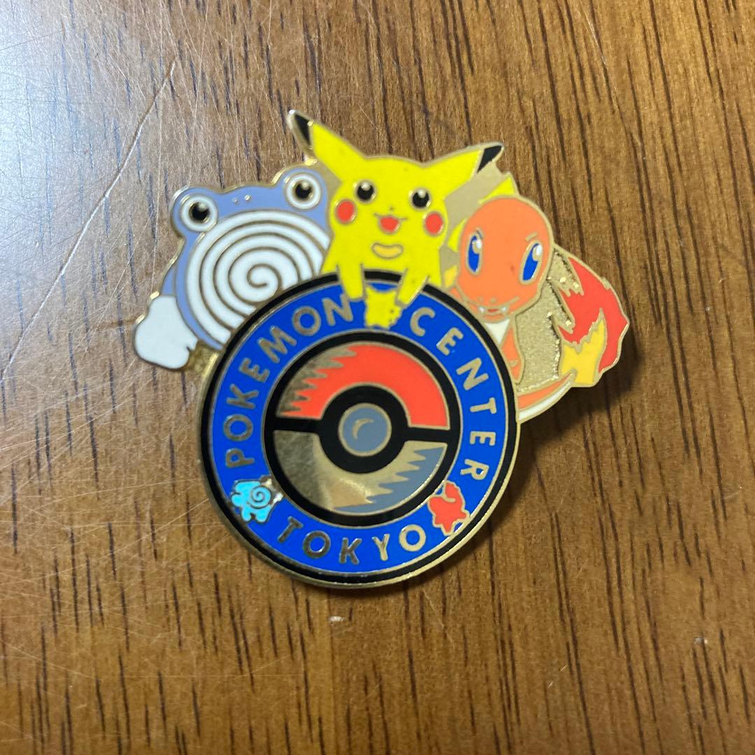 ポケモン ピンズ ポケモンセンター トウキョー 初代ロゴ ピンズバッジ