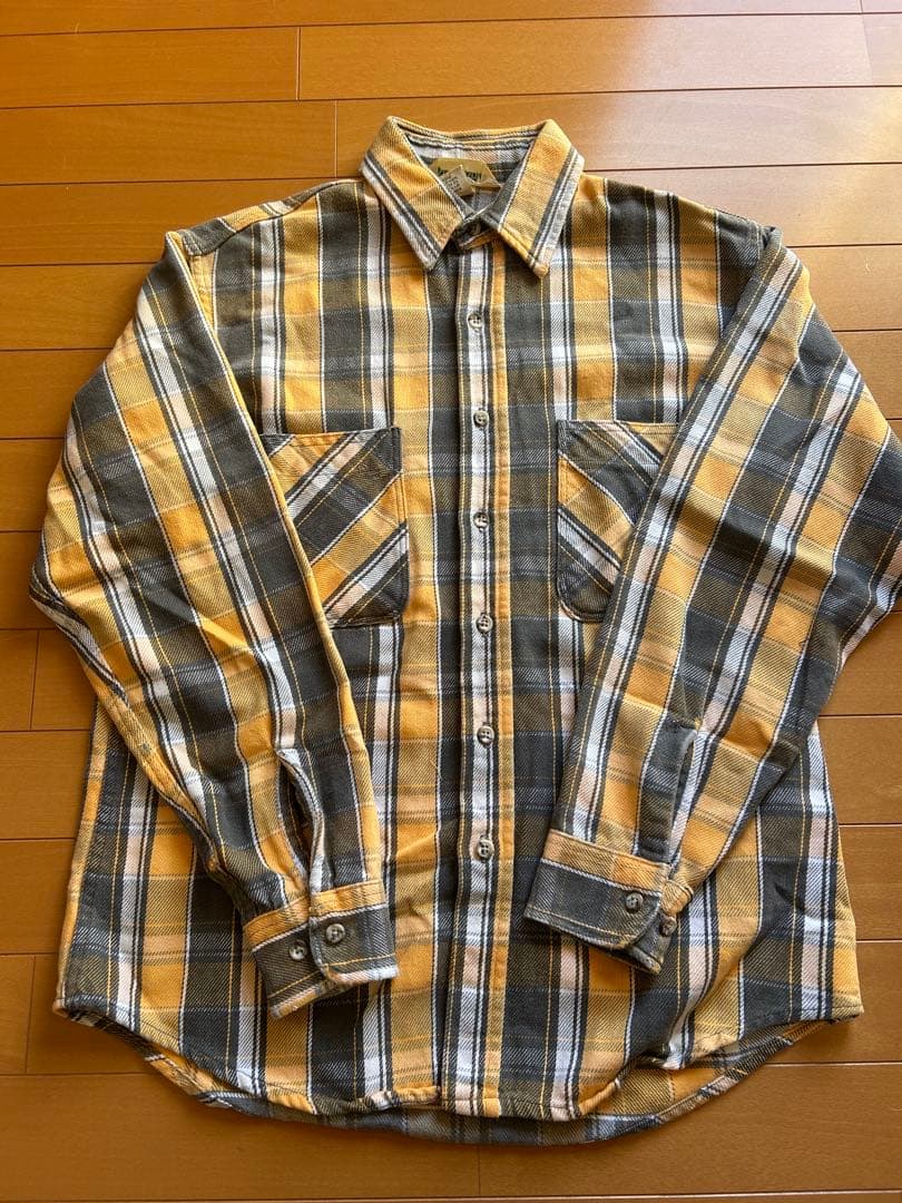 90s USA製　セントジョンズベイ　ネルシャツ M