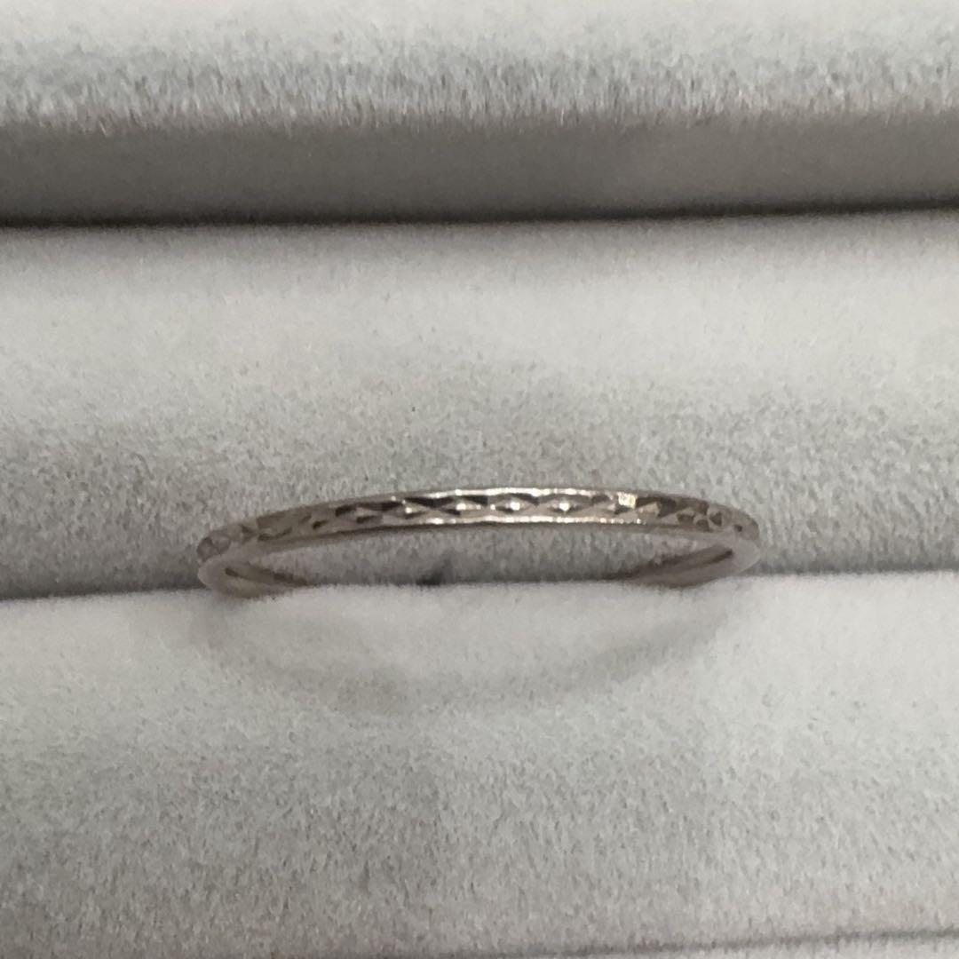 廃盤 ete 13号 10k yg クレール カットリング エテ シルバー