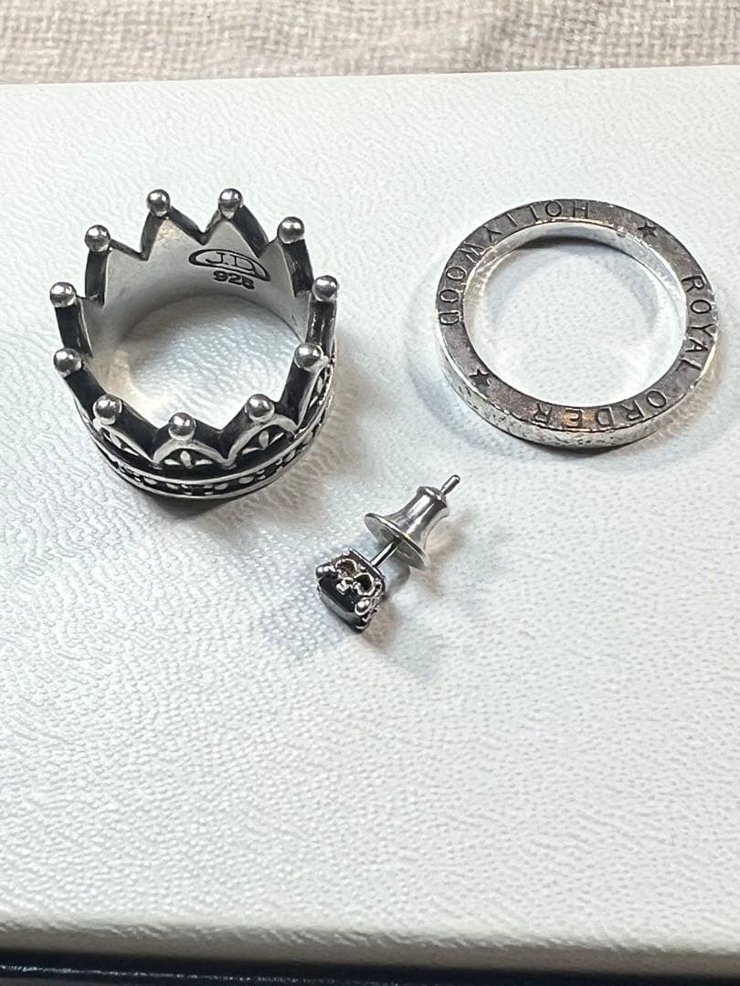 Justin Davis リング　ピアス　 order セット