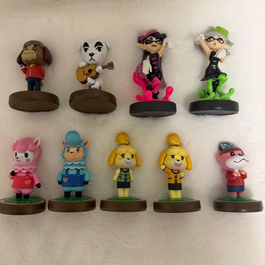 amiibo どうぶつの森 スプラトゥーン まとめ売り フィギュア