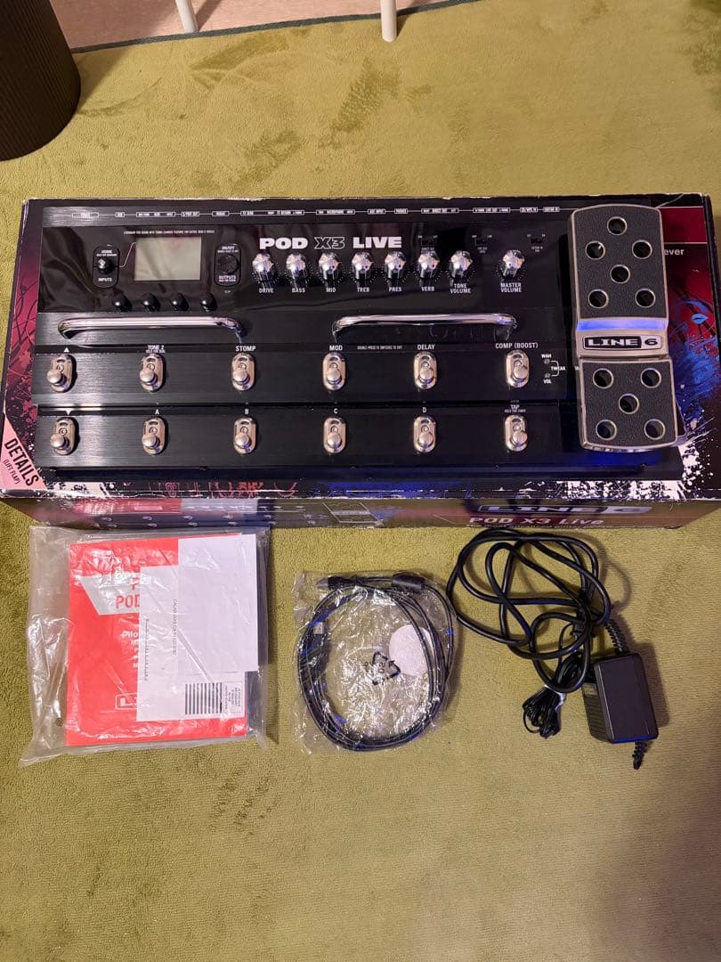LINE6 POD X3 LIVE ギターエフェクター 中古美品