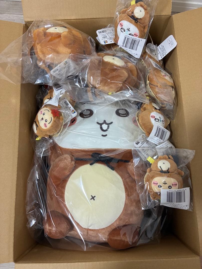 ちいかわ たぬきだもんくじ　A賞ちいかわB賞うさぎ含む19個セットまとめ売り ちいかわ たぬきだもんくじ - ちいかわマーケット ちいかわくじ - ちい