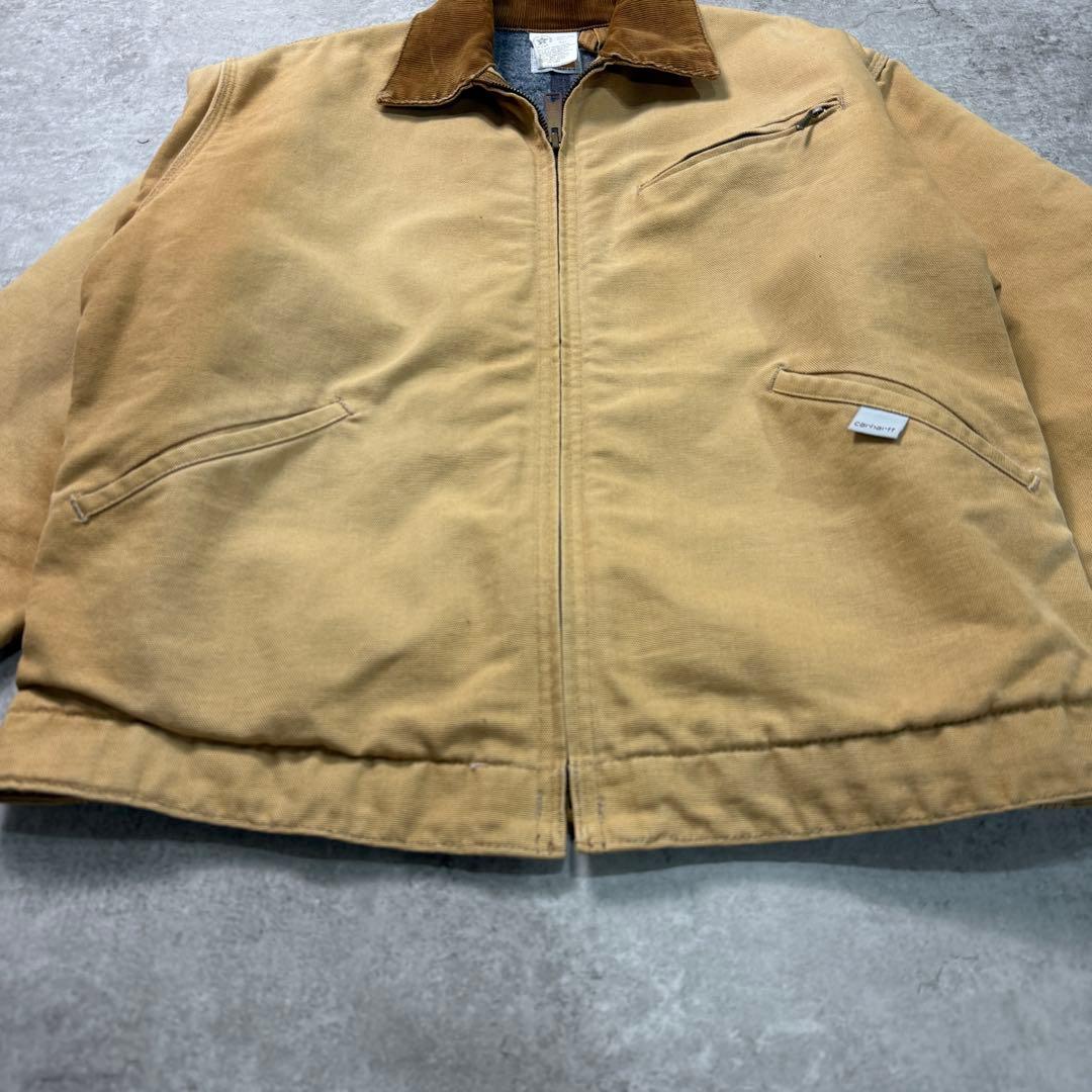 希少100周年□カーハート【L】デトロイトジャケット USA製 ダック