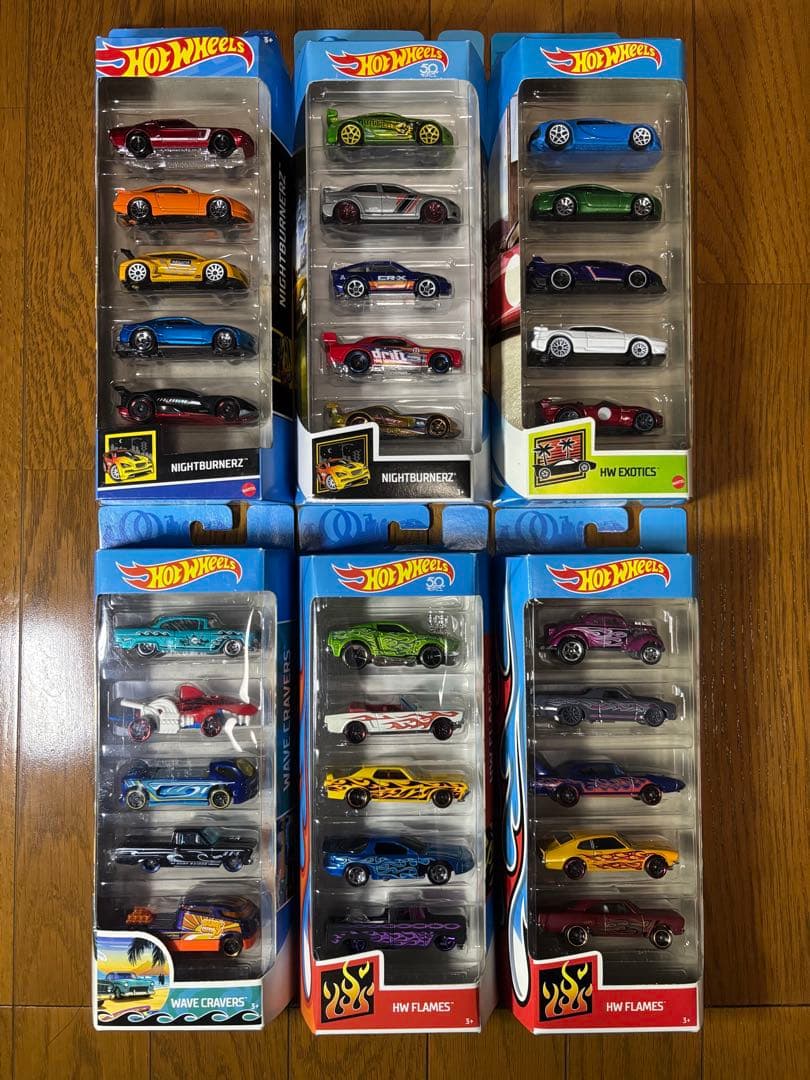 ホットウィール 5カーパック　6個セット ☆仮予約受付☆ ホットウィール 5カーパック アソート 12個入り（国内
