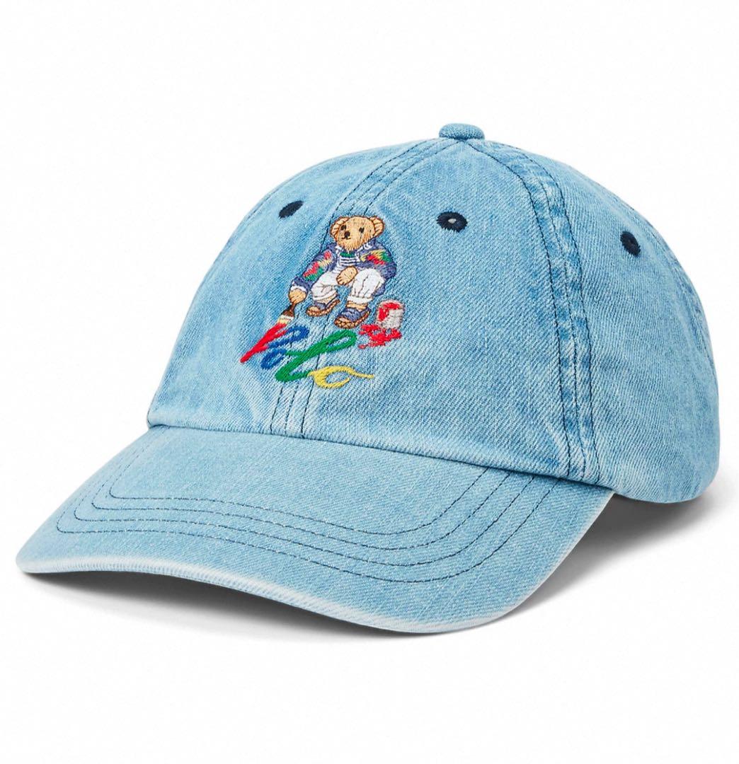 POLO RALPH LAUREN デニム キャップ ポロベア 刺繍 牛革 楽天市場】POLO RALPH LAUREN Wash Denim Polo Bear Cap / ポロ ラルフ
