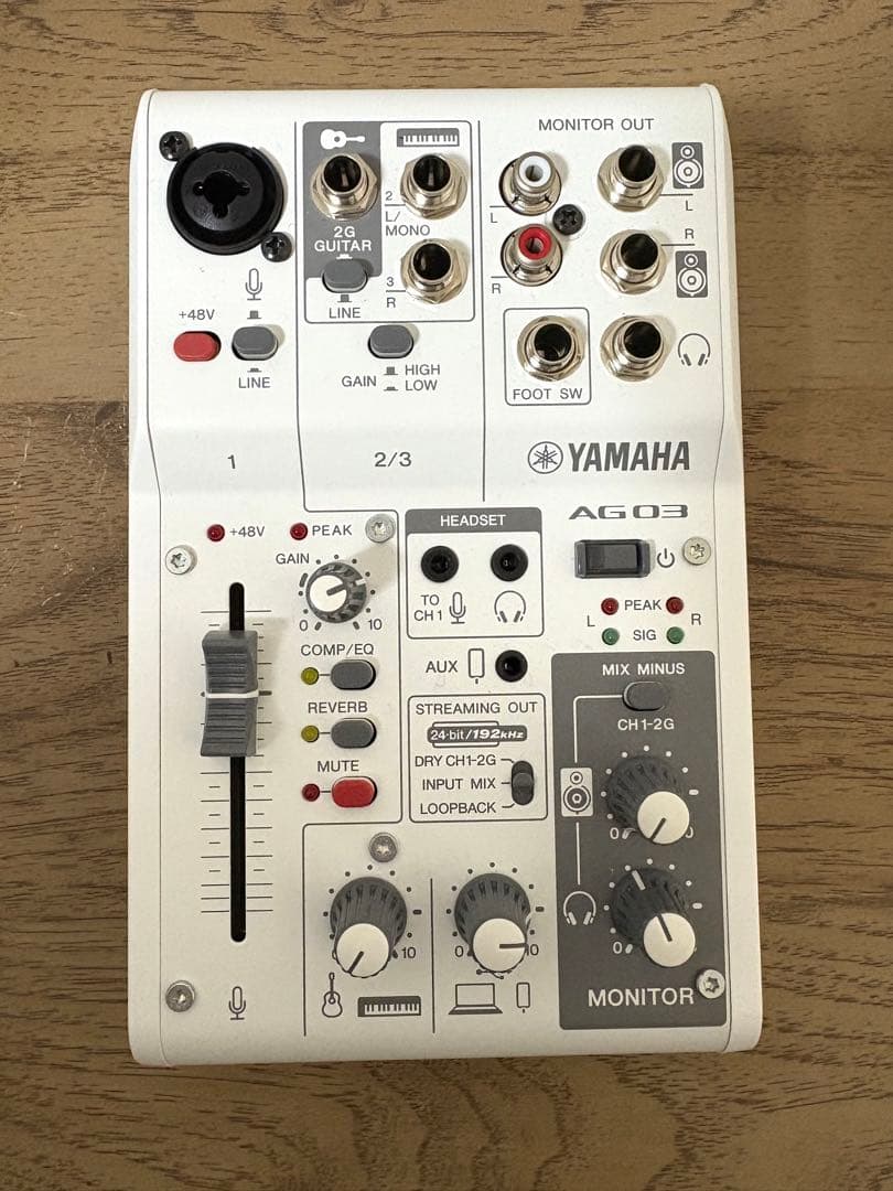 YAMAHA AG03MK2 ライブストリーミングミキサー