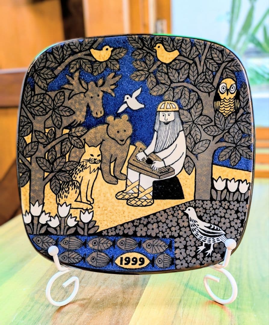 ❤️希少!!フィンランドARABIA社1999年最終版イヤープレート❤️1827 ❤️希少!!フィンランドARABIA社1999年最終版イヤープレート❤️1827