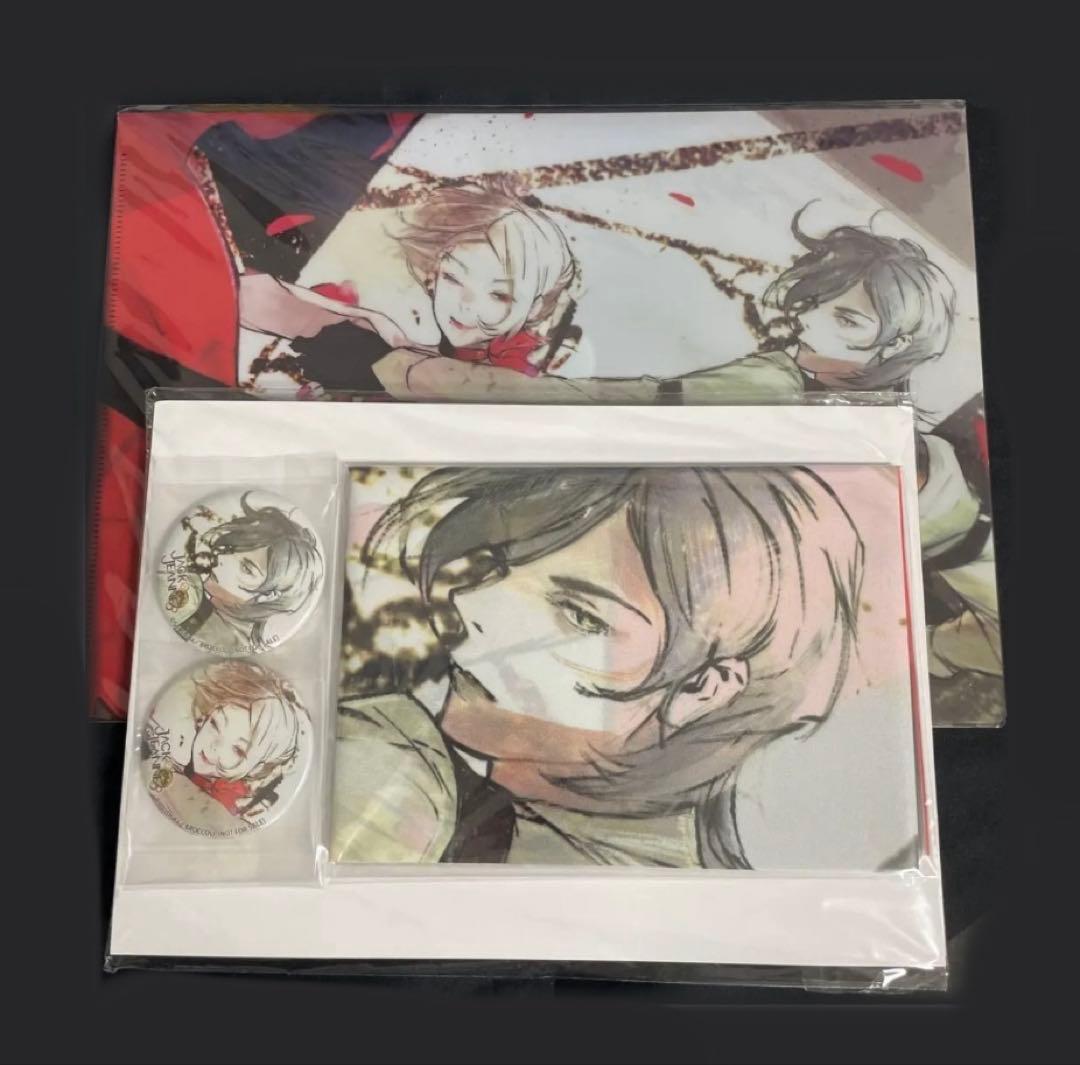 ジャックジャンヌ　アニメイト限定セット　クリアファイル　缶バッジ　高科更文　睦実
